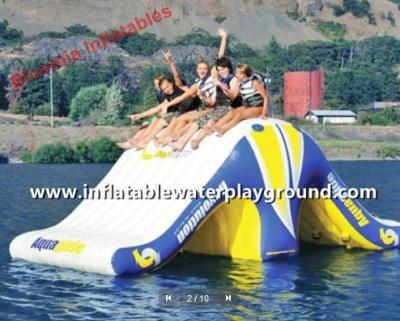 China Fantastic 0.9mm PVC Inflatable Revolution For Water Games On Lake for sale