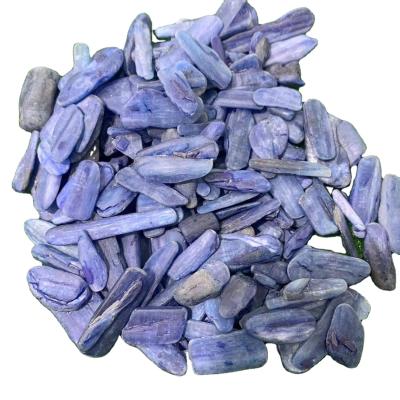 China Wholesale Natural Kyanite Chips Stone Healing Europe Crystals Kyanite Stone Gravel for sale