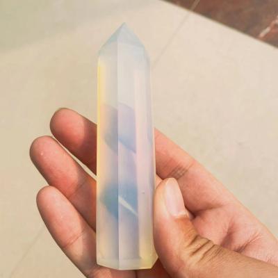 China Europe wand high quality natural crystal opal point opal tower for sale