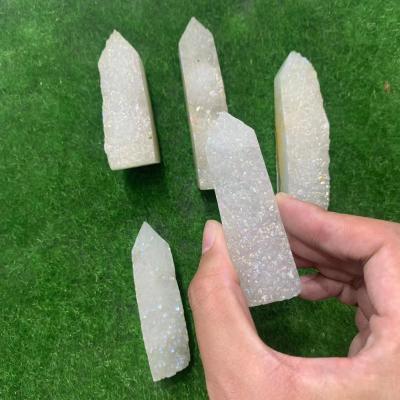 China Wholesale Angel Natural Crystal Aura Crystal Magic Wand Group Europe Point Crystal Point for sale