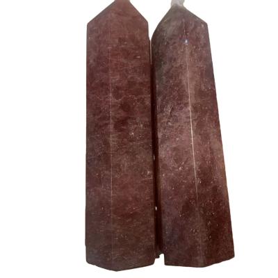 China Europe Point Strawberry Magic Wand Crystals Healing Wholesale Natural Crystal Stone for sale