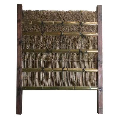 China Garden Fence carbonized bamboo cheap panels china coloured decorative  short fence for sale