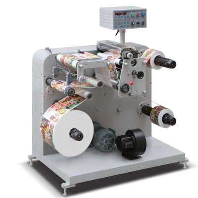 China Hot Sales Label Adhesive Label Rewinder Machine / Paper Sticker Rewinder Slitting Machine for sale