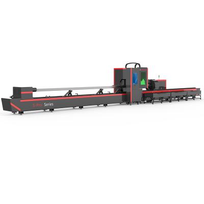 China Efficient 4000w CNC Water Cooled Tube Cutting Machine Laser Tube Metal Steel Pipe Cutting Machine for sale