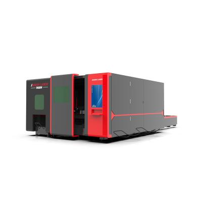 China 4kw water cooled covered fiber laser cutting machine fullcovered protective fiber laser cutting machine for sale