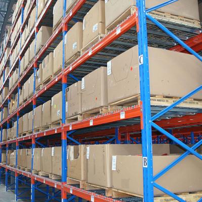 China Selective Corrosion Protection Warehouse Heavy Duty Steel Racking Pallet Rack System for sale