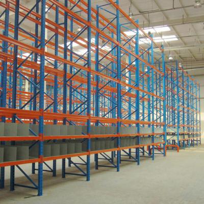 China Corrosion Protection Heavy Duty Powder Coating Warehouse Equipment EU Pallet Racking System for sale