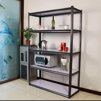 China Sustainable 5 Layer Boltless Shelves 800lbs Powder Coated Steel Shelving for sale