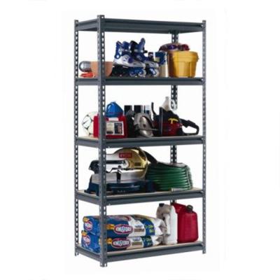 China Boltless Rack Adjustable Garage Combo Standing Shelving Adjustable Storage Shelves 183x240x40cm Boltless / Rivet Shelving for sale