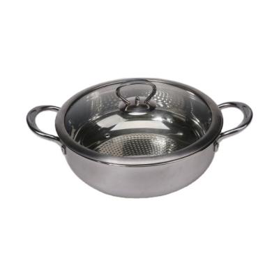 China 201 Stainless Steel Induction Cooker Pot Household Stocked Hot Soup Casserole for sale