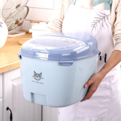 China Nordic style kitchen household freshness preservation 20 catties rice barrel rice storage box thickened 30 per catties for sale