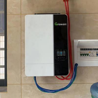 China Solar Inverter 5000W 5000 ES SPF Off Grid Inverter 5000W Single Phase Inverter Growatt 330/485/135mm for sale