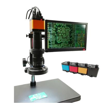 China 2020 Industrial Tool RaySmart Sony 2MP 1080P60 Visual Microscope Camera Measurement/Repair For PCB Board Inspection VMS2M35-MW+B116-HD for sale