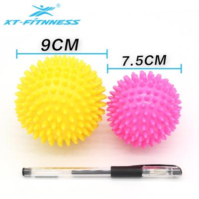 China Wholesale Custom Non-slip Colorful Logo Fashion Natural Rubber Massage Ball for sale