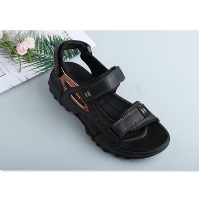 China Fashion Lightweight Newest Trend Design Adjustable Breathable For Men Heightening Beach Spy Slides Sandals for sale