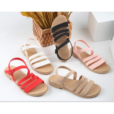 China 2022 Fashion Trend New Designer Brand Summer Outdoor Women's Slippers Slides Casual Shoes Custom Logo Flat Sandals For Ladies for sale