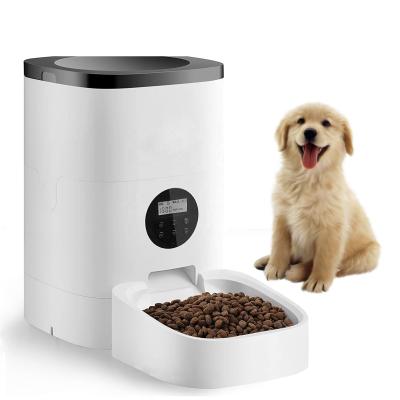 China Cat Food Dispenser Station Bowl Dog Driver Smart Durable Automatic Finger Pressure Automatic Timer Dish Feeding for sale