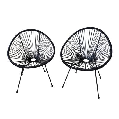 China Cheap Selling Easy Carry Modern High Quality PE Rattan Casual Egg Chairs Outdoor Garden Chairs for sale