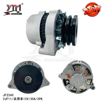 China YTM JFZ240 Alternator 12V 35A 2PK for Farm Vehicle 2JF11 Electric Alternator Motor for sale