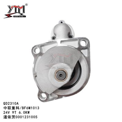 China QD2310A 6.0KW 1013 BF6M1013 Electric Starter Motor 0001231005 For Deutz Zoomlion for sale