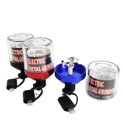 China Usb Electric Portable Grinder Spice Automatic Grinder Weed Electric Herb Grinder for sale