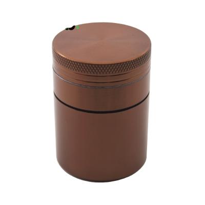 China custom logo GA721053 VKS3808TRDH Herb Tobacco Weed Grinder Storage 40Mm Bottle Aluminum Pill Box for sale