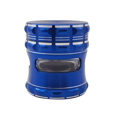 China Newest Logo Metal Smoking Weed Aluminum Custom Wholesale Mini Tobacco Herb Grinder 62*66 mm for sale