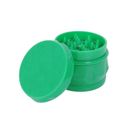 China 63MM Tobacco Rhombus Tobacco Machine ABS Grinding Herb Grinder Wholesale Plastic Glossy for sale