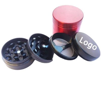 China High Quality New Fancy Custom Logo Portable 4 Layers 40MM Zinc Alloy Herb Herb Grinder Tobacco Spice Weed for sale