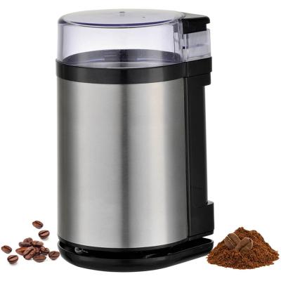 China Transparant Lid Stainless Steel 150w Electric Coffee and Spice Coffee Grinder for Most Efficient Grinding for sale