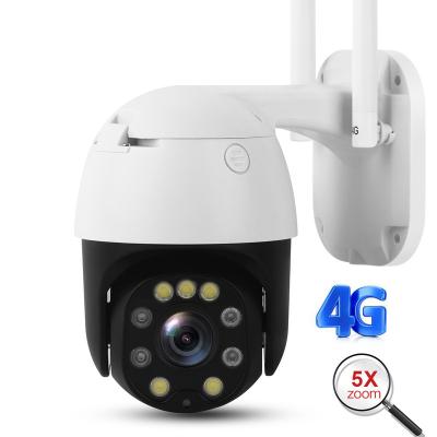 China Motion Detection 5MP 4G 5X Optical Zoom Dome Long Range Ptz Night Vision CCTV Camera for sale