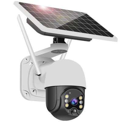 China Outdoor ICSEE Human Tracking 1080P Motion With Sim Card 3MP Wireless Waterproof Security Solar 4G Camera for sale