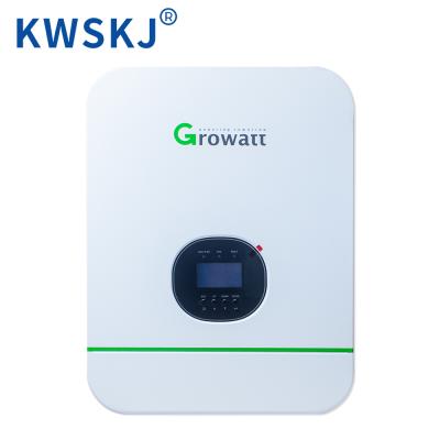 China Support Phase Splitting Growatt Solar Inverter Off Grid SPF 3000tl lvm-24p 2kw 3kw 5kw 8kw 10kw AC Solar Inverter for sale