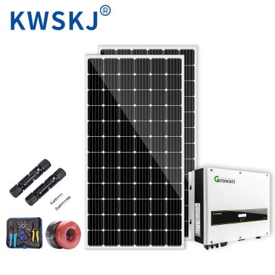 China Alibaba Solar Panel Home System 10000w To Middle East Systems Home 10KW Solar Power Grid Tied Solar Power System 6kw 7kw 8kw 9kw for sale