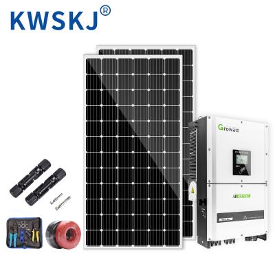 China Home Solar System 40kw Free Energy Generators 10kw 30kw 80kw 100kw 400kw On Grid Industrial Solar Panel System for sale