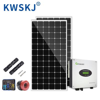 China Alibaba Home Solar System Alternative Energy Generators 2000w 3000w 5000w 10000kw On-Grid Solar Power System For Hotels for sale