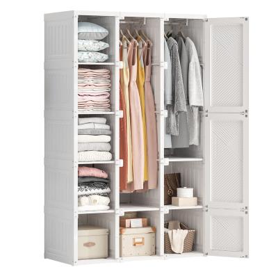 China (Size) ANTBOX 2021 Hot Selling Foldable Wardrobe Plastic Adjustable For Baby Room Use As Home Furniture for sale