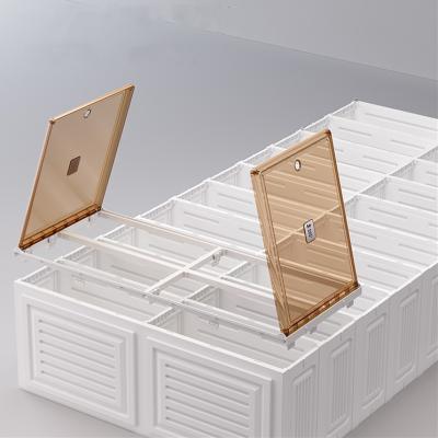 China Fold Portable Containers For Toys Combination Wardrobe Modular Cabinet For Space Saving Storage Organizer 16 Cubes For Books for sale