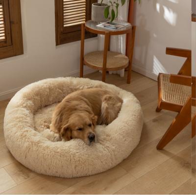 China Donut dog bed viable soothing cats large or small dog cat bed dog sleep bed cushion for dropshipping from china for sale