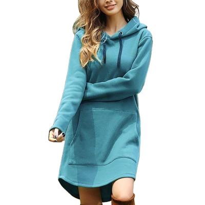 China CS043 Anti-wrinkle new arrivals sweater dress for casual women's pocket hoodies women white hooded hoodies for sale