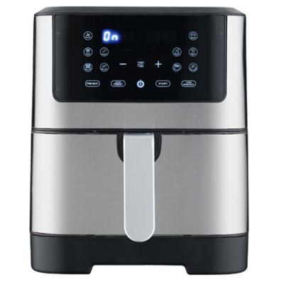 China Household Wholesale 6 L new high power multi function round shape digital control oil less air fryer for sale