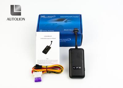 China OEM ODM Mini Auto Gps Tracker , Real Time Gps Vehicle Tracking System Black Color for sale