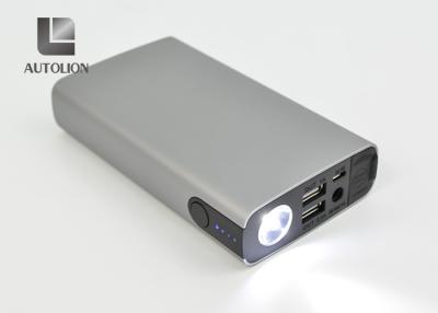 China 12000mah Super Slim Car Jump Start Battery With Aluminum Ailver Cover for sale