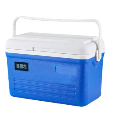 China Waterproof Portable 20QT Camping Fishing PE Shell Cooler Hard Ice Box With Handle Keeping Ice For 5 Days for sale