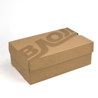 China High Quality Disposable Shoe Box Tissue Paper Box Packaging Kraft Paper Box Packaging Custom Design For Sneaker for sale