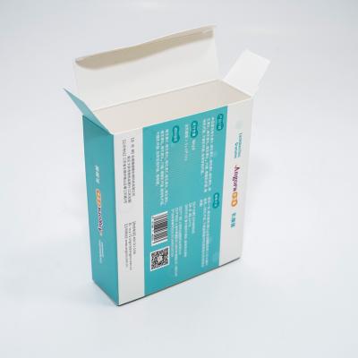 China Recyclable Custom Logo White Cardboard Paper Box Folding Box Packaging for sale