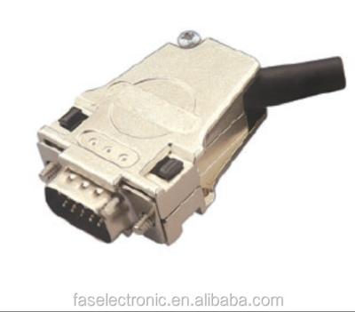 China Automotive Male And Female D-SUB Connector Type 9 Pin 15 25 37 50 45 Degree CE for sale