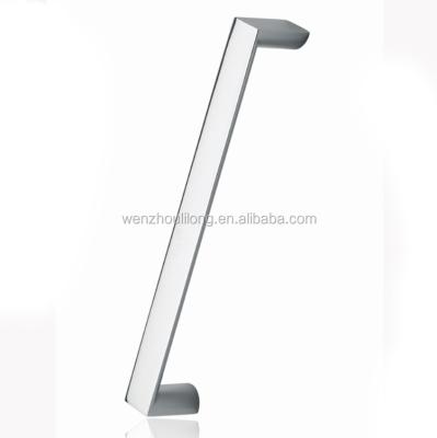 China Modern Zinc Alloy Brush Kitchen Furniture Fitting Hardware Door Pull Long Bar Buffet Drawer Handles for sale