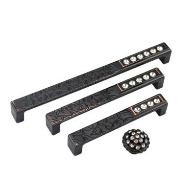 China Modern American Classic Decorative Zamak Bedroom Furniture Drawer Dresser Pull Pull Sideboards Handles Knobs for sale