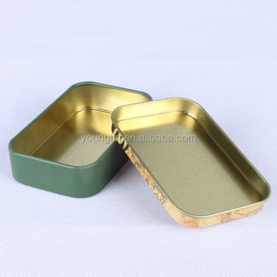 China Recycled materials customized empty chocolate amatller barcelona tin box for sale